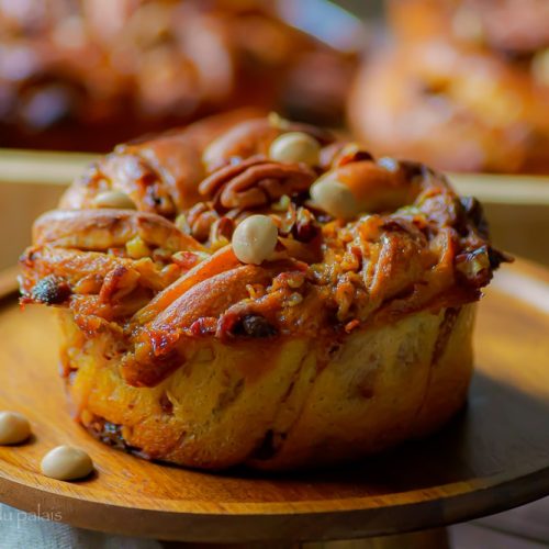 Babka caramel au beurre salé et noix de pécan