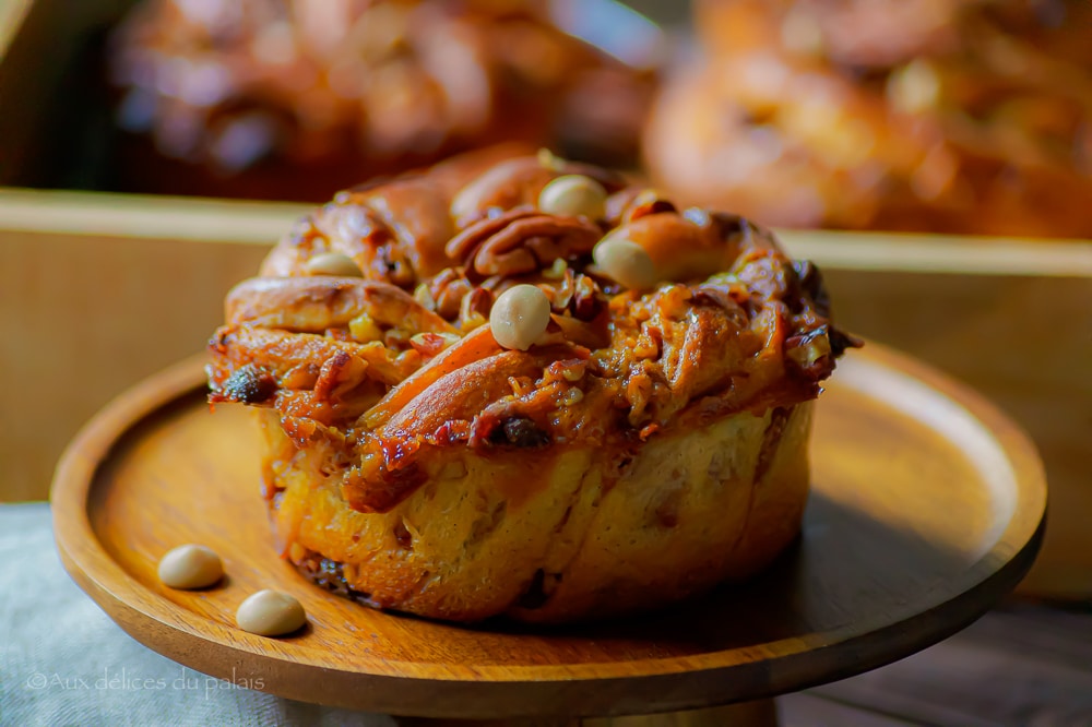 Babka caramel au beurre salé et noix de pécan