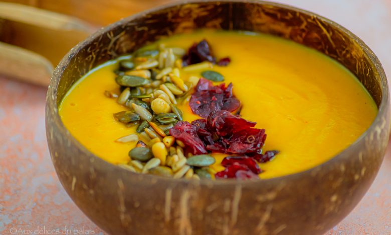 Velouté onctueux de courge rôtie au four