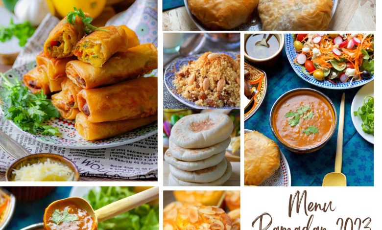 Menu Ramadan 2023 (recettes ftour et shour)