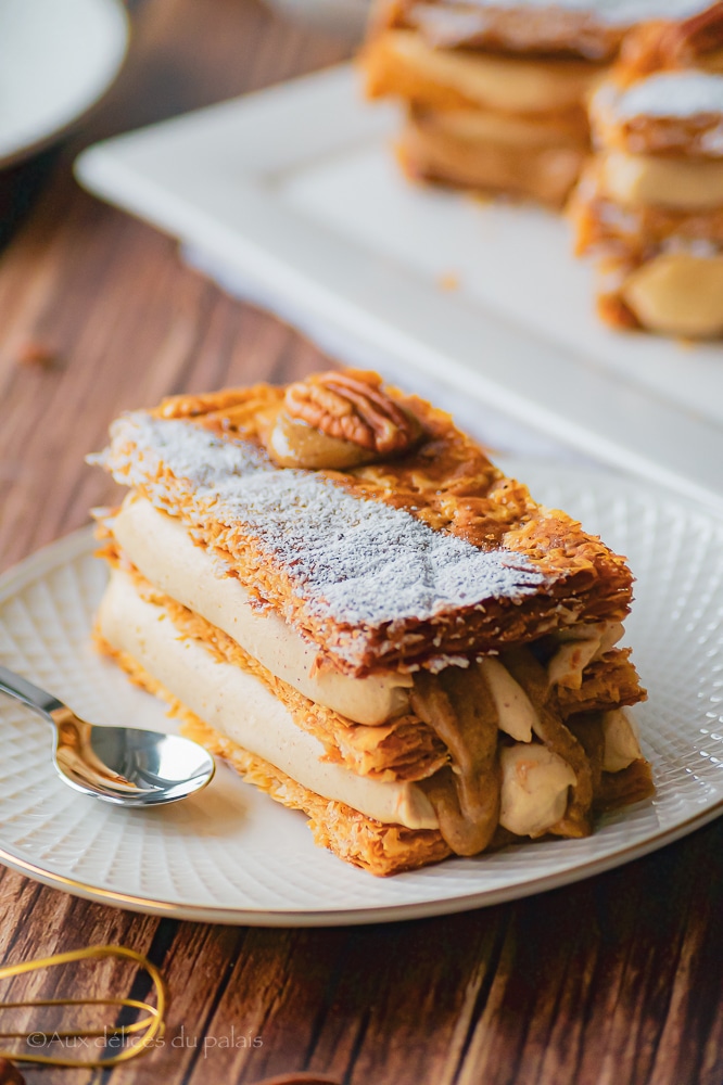 Recette mille-feuille praliné