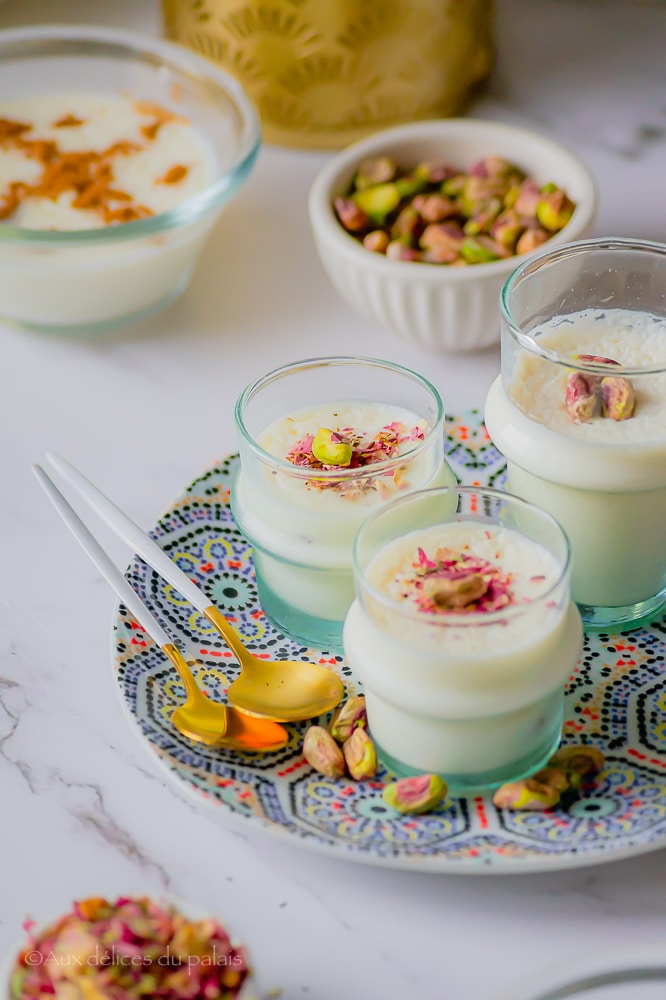 mhalbi créme dessert au riz algérien