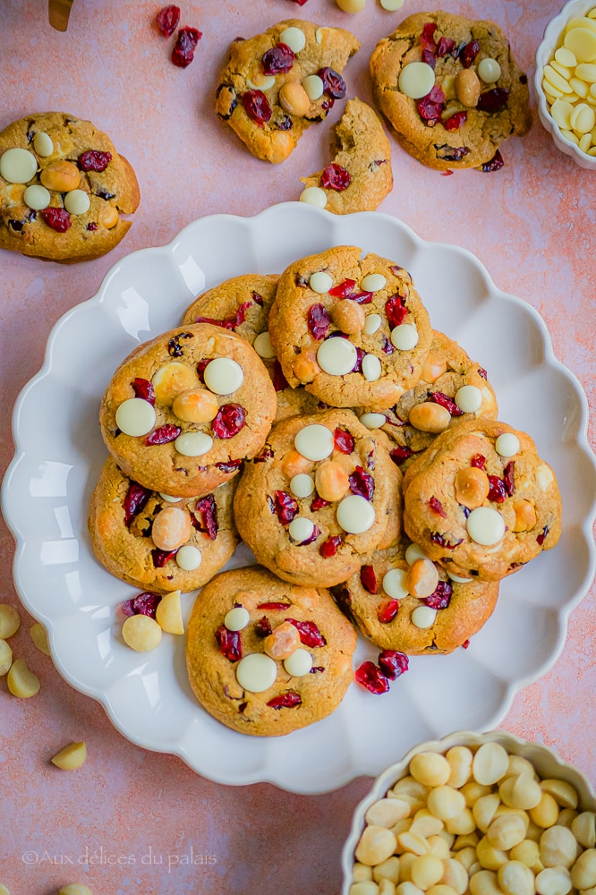 recette cookies chocolat blanc ultra moelleux