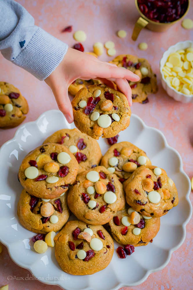 cookies chocolat blanc chewy