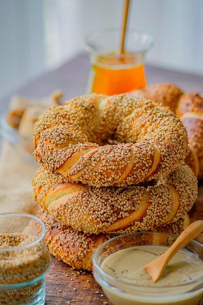 pain simit bagel turc au sésame