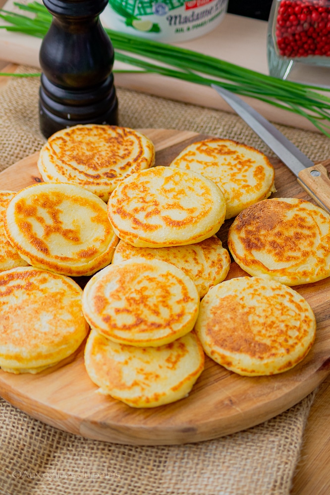 recette de blinis crêpes épaisses russes