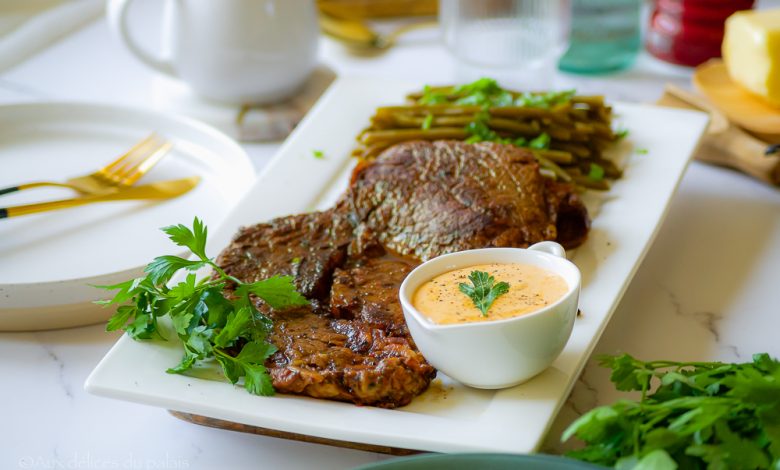 entrecôtes sauce crémeuse
