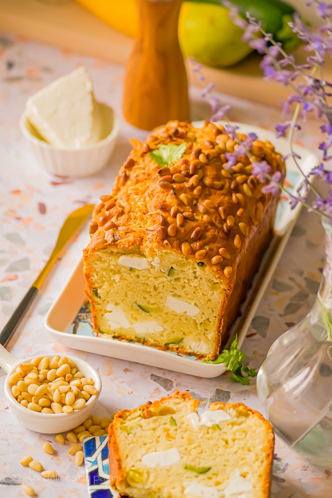 comment préparer un cake salé courgette feta