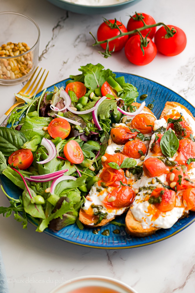 La bruschetta, la tartine italienne délicieuse