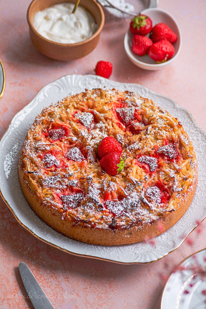 Gâteau ultra moelleux aux pommes râpées