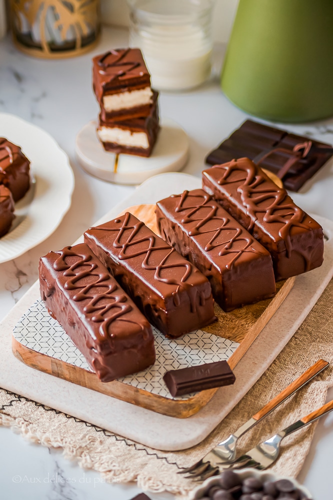 Gâteau Kinder Délice chocolat vanille