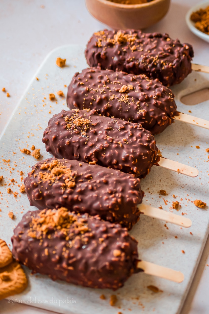 recette glace au spéculoos 