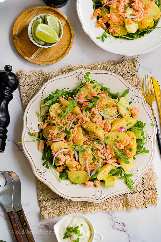 recette de pomme de terre au saumon fumé