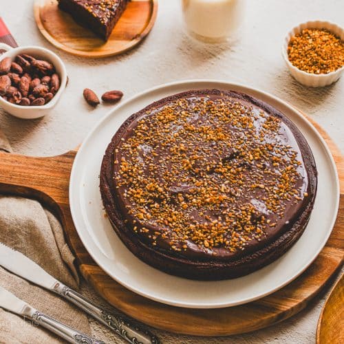 Gâteau au chocolat (sans beurre, sans farine et sans sucre)