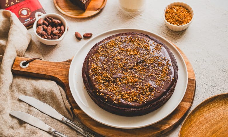 Gâteau au chocolat (sans beurre, sans farine et sans sucre)