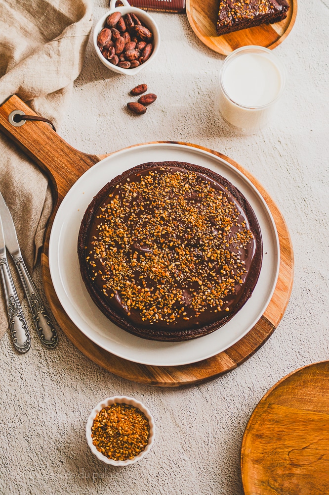 Gâteau au chocolat (sans beurre, sans farine et sans sucre)