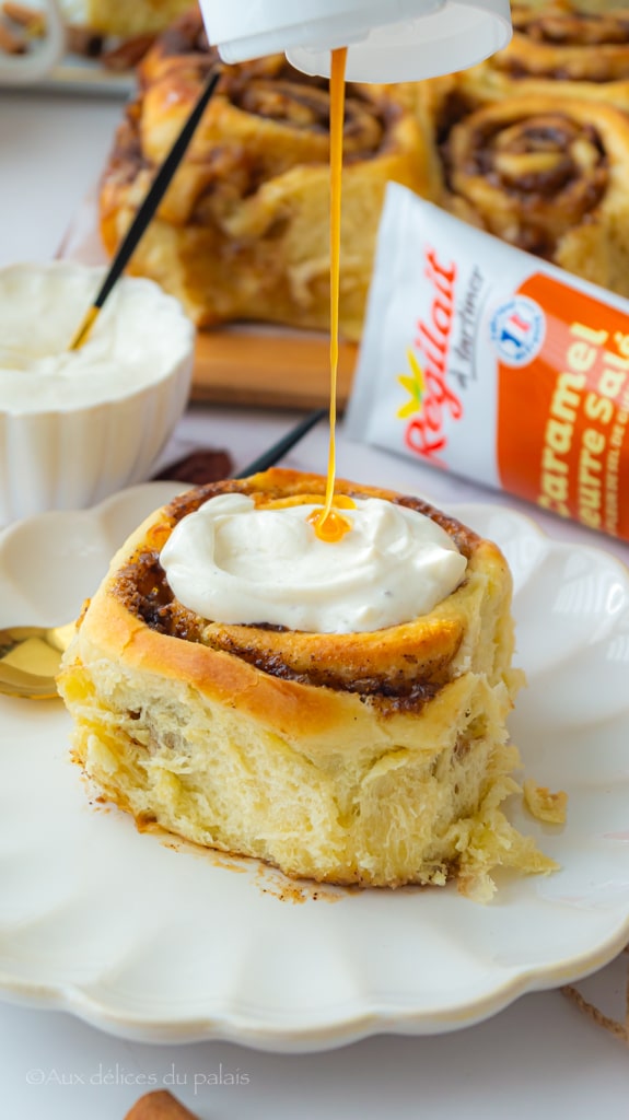 recette brioche roulée à la cannelle et aux pommes