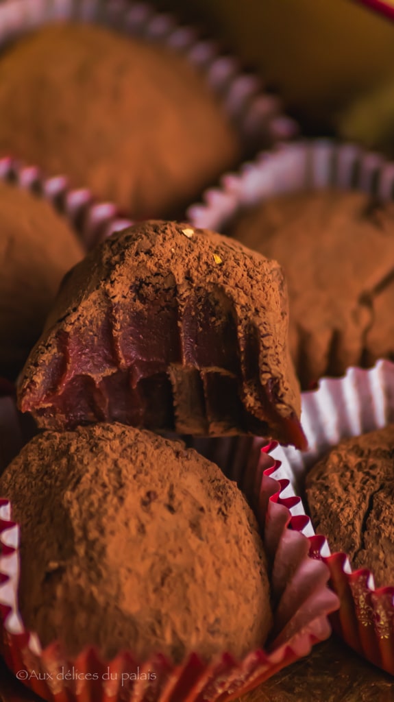 Truffes chocolat inspiration framboise