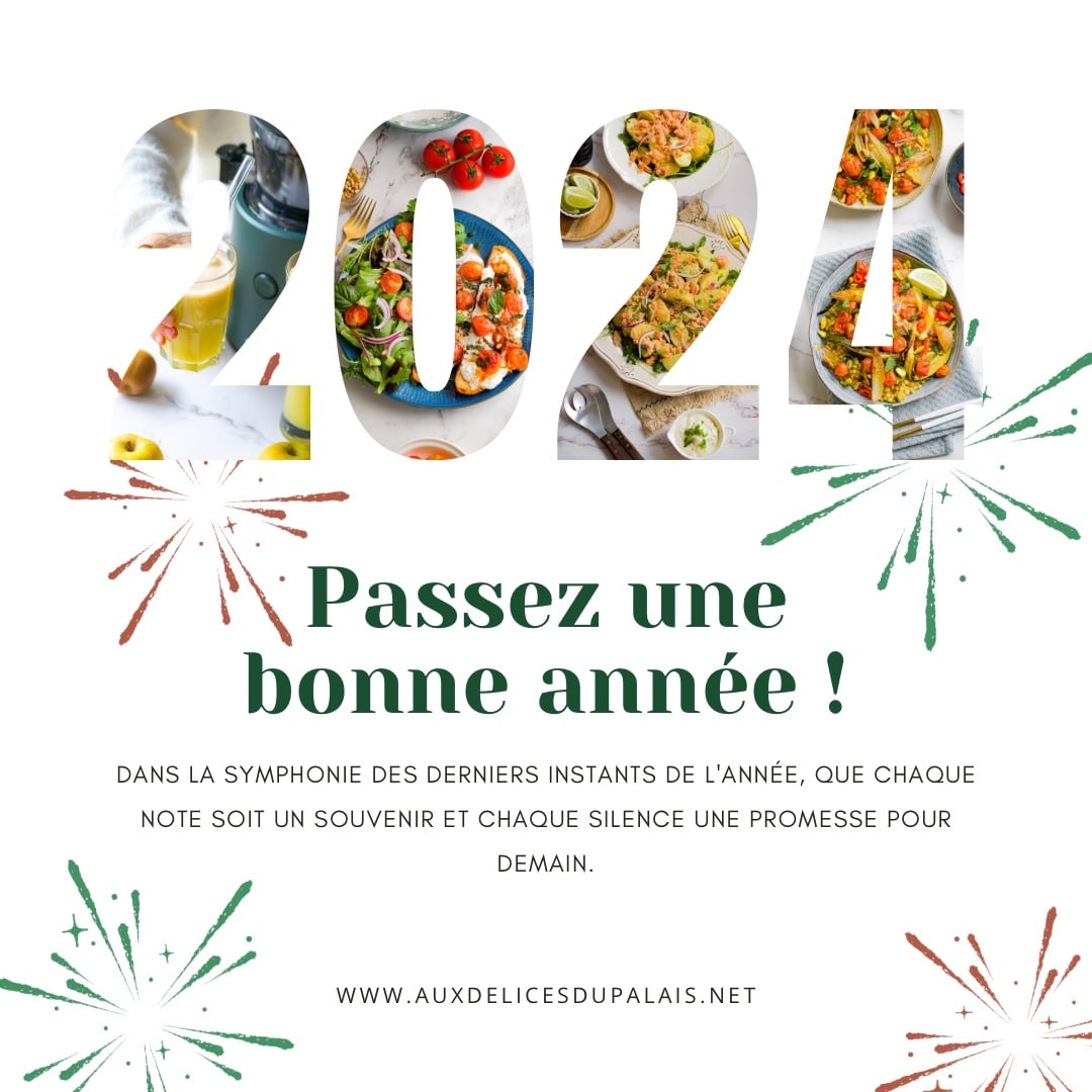 Bonne année 2024 meilleurs voeux