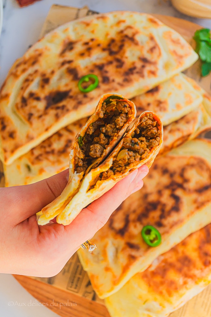 Galette à la viande hachée à la mexicaine