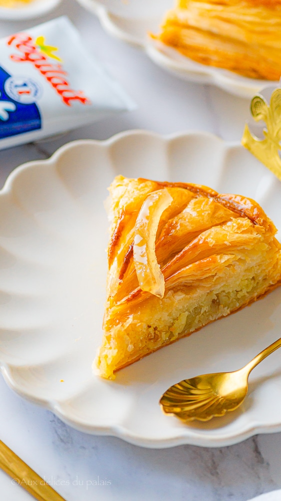 galette des rois amande citron et citron confit