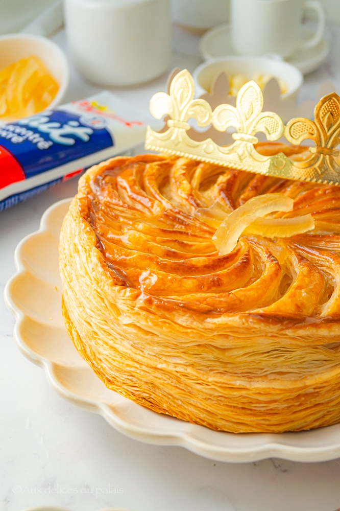 galette des rois amande citron, citron confit et chocolat blanc