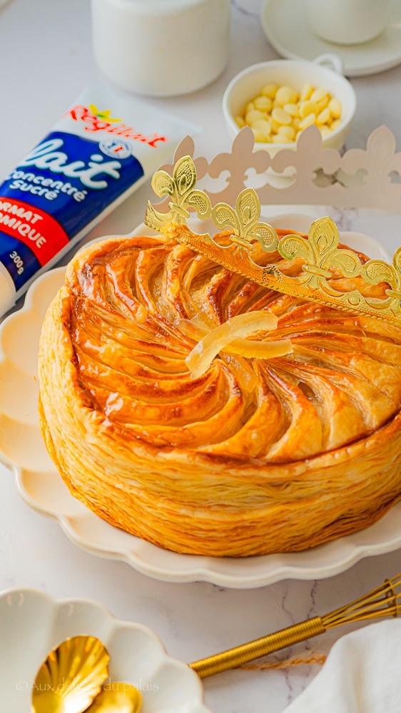 Recette galette des rois amande citron et citron confit