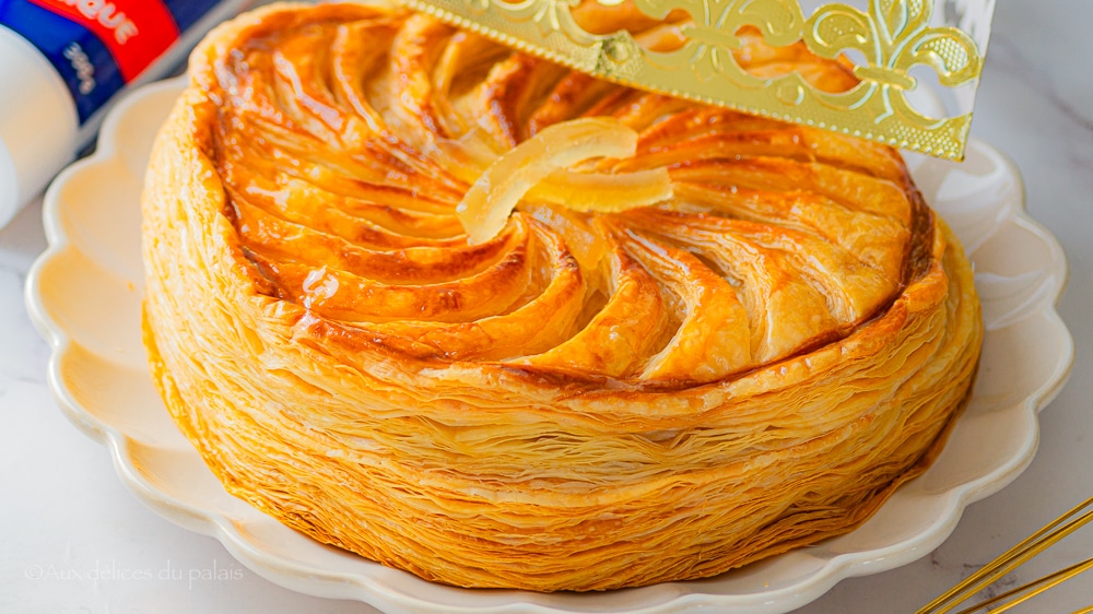 galette des rois amande citron et citron confit