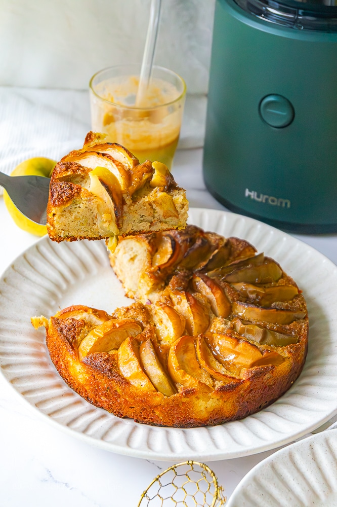 gâteau moelleux aux pommes zéro déchet