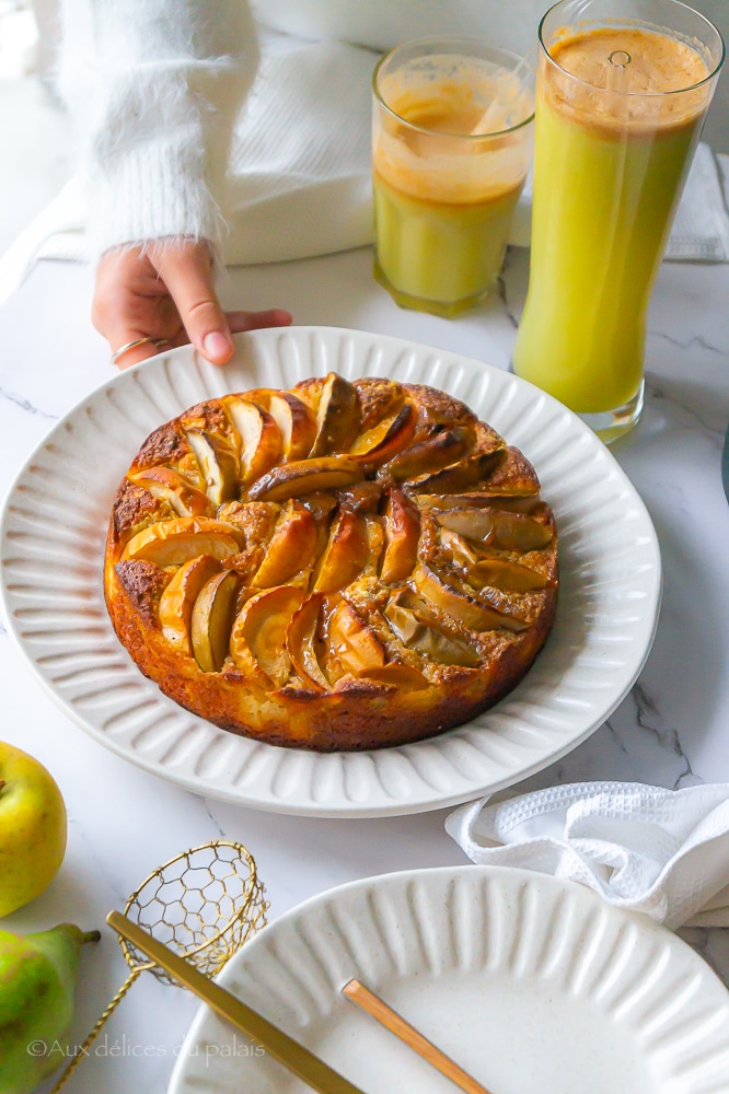 Recette gâteau zéro déchet aux pommes facile