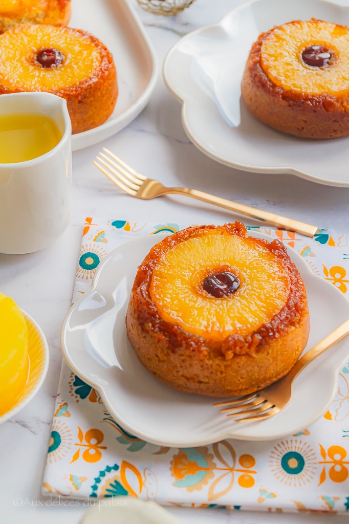 Gâteau moelleux renversé à l'ananas