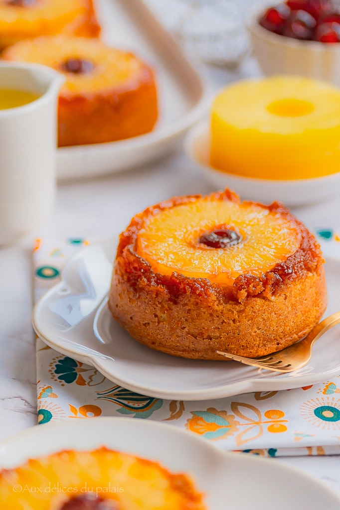 Gâteau moelleux renversé à l'ananas