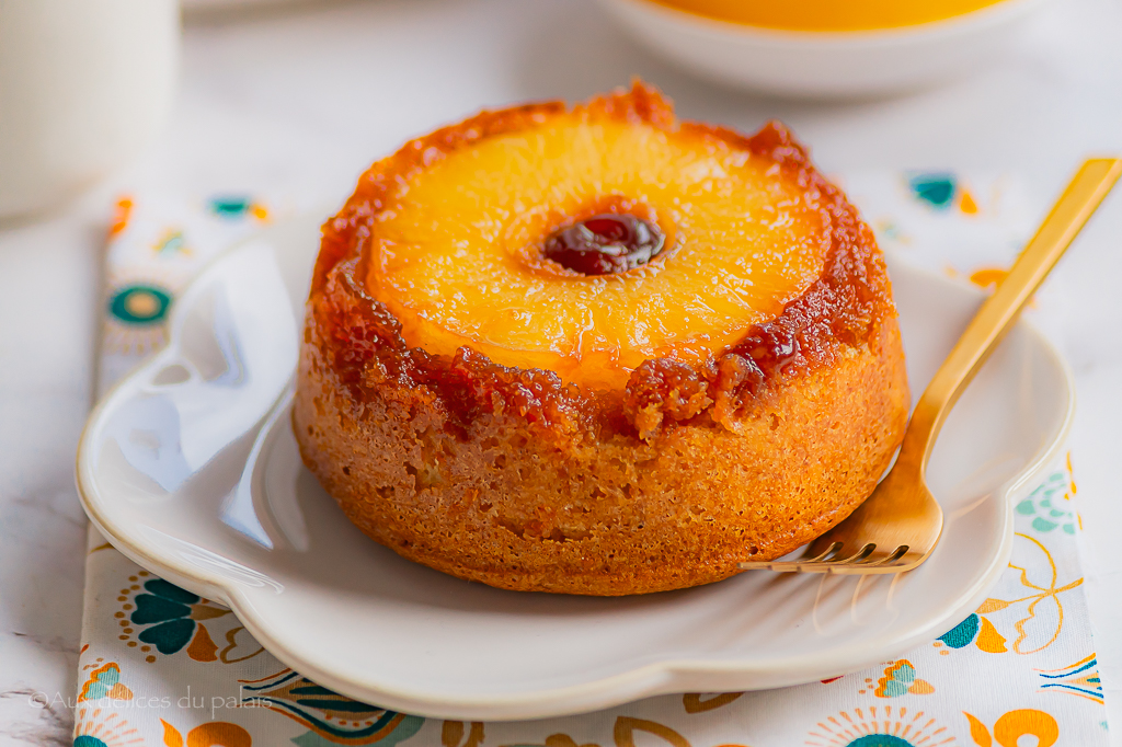 Gâteau moelleux renversé à l'ananas