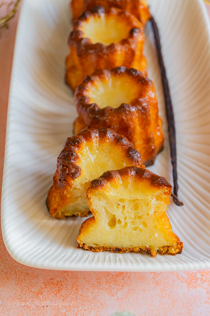 canelés vanille fleur d'oranger sans alcool 