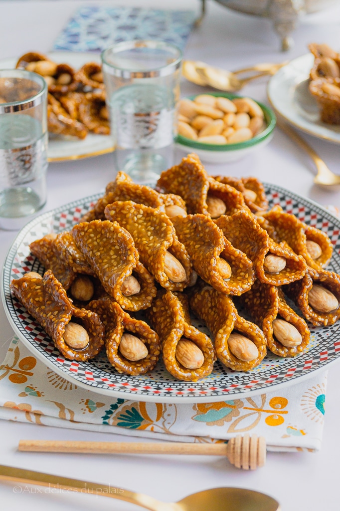 Gâteau au sésame et miel Blighates