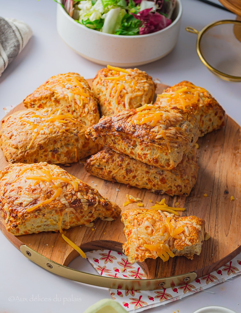 scones salés au fromage facile et rapide