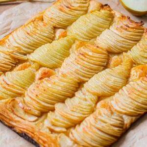 Tarte fine aux pommes et poires