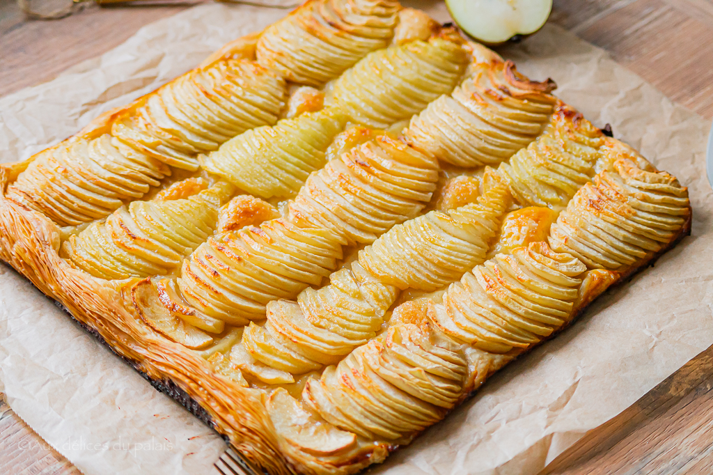 Tarte fine aux pommes et poires