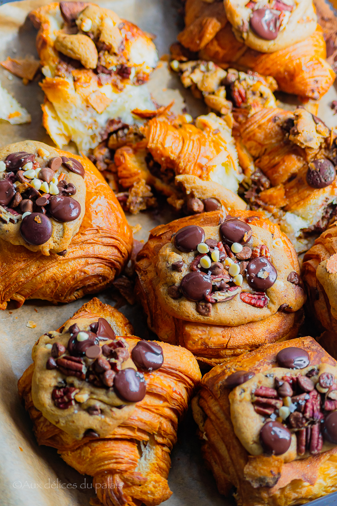 recette crocookie mélange cookie croissant