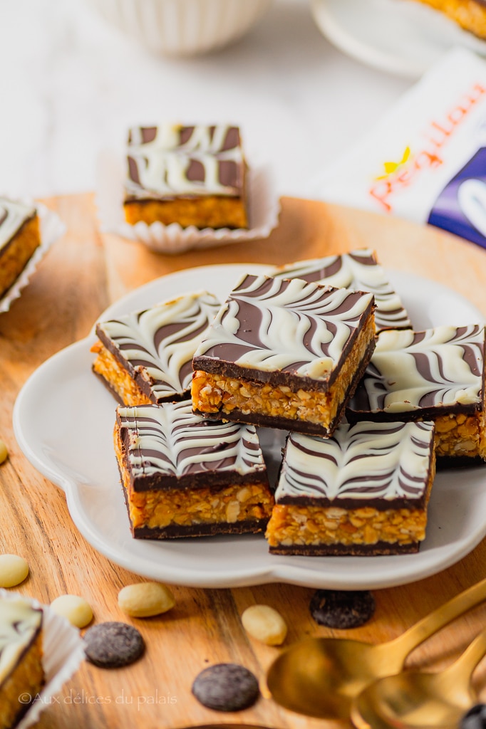Rkhama ou Zellige gâteau marbré aux cacahuètes
