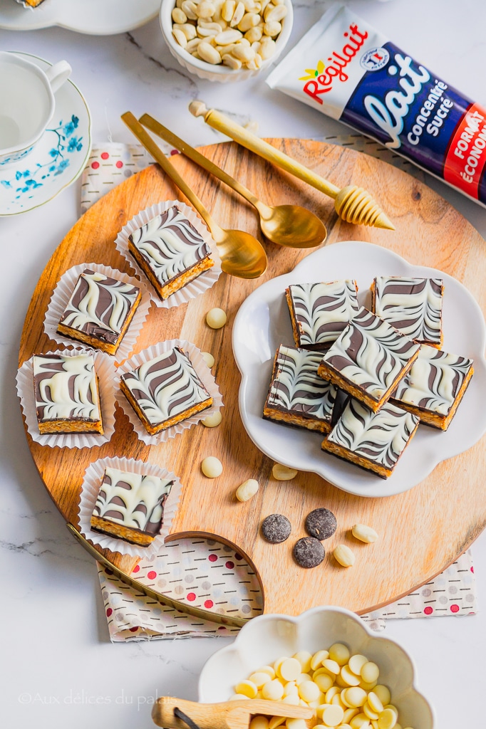 gâteau aïd sans cuisson cacahuète chocolat