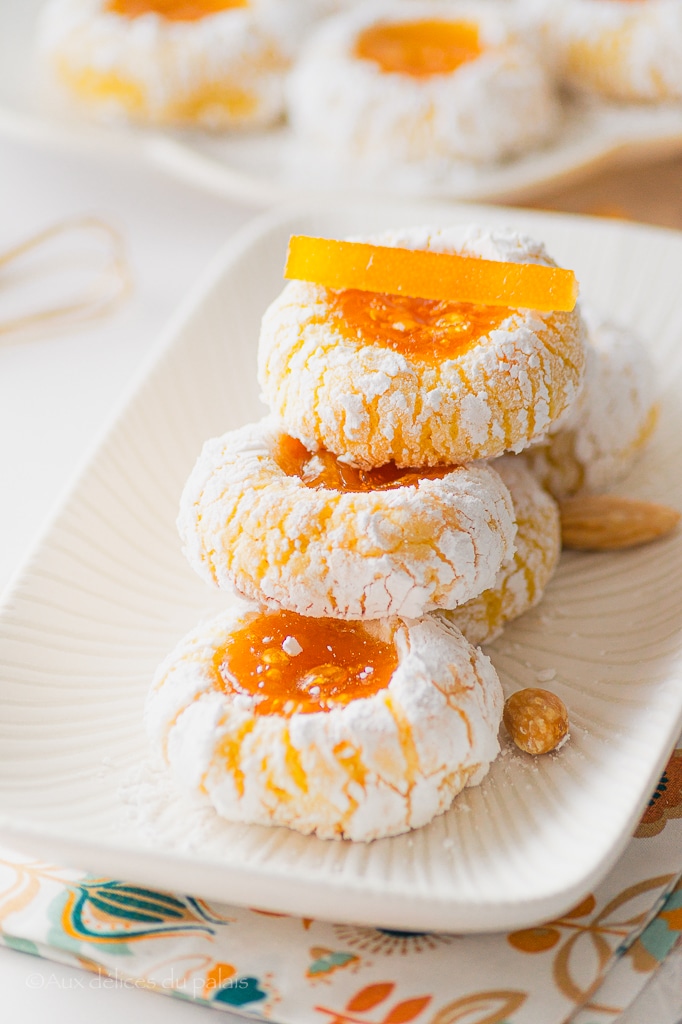 recette ghriba ghoriba à l'orange confite