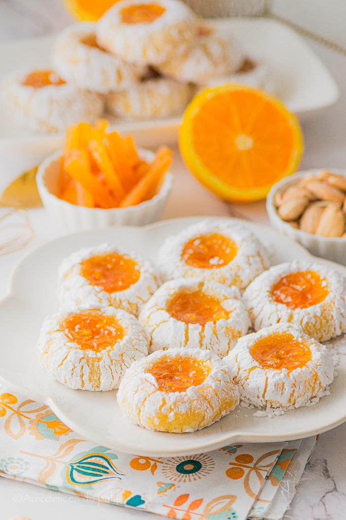 Ghriba gâteaux aux amandes et orange