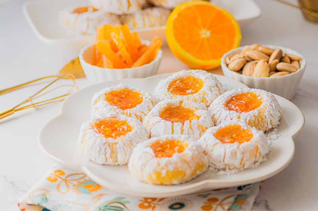 Ghriba gâteaux aux amandes et orange