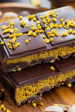 Tablette chocolat de Dubai pistache kunafa