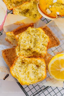 Muffins au citron et pavot ultra moelleux