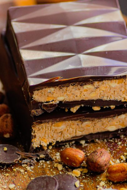 Recette tablette chocolat de Dubai noisette kunafa