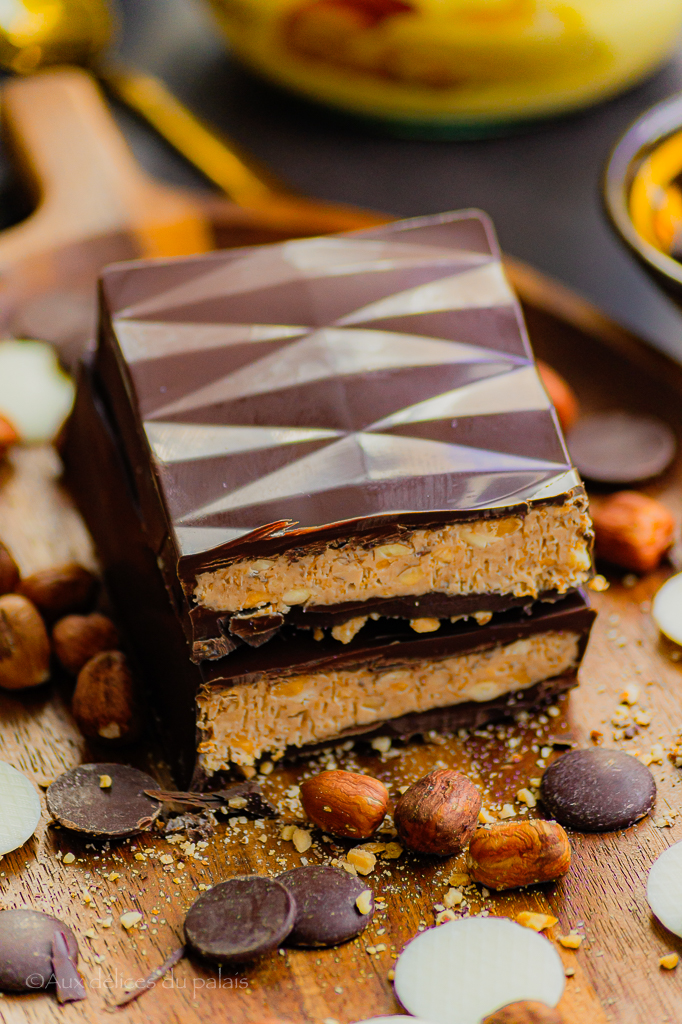 Tablette fourrée à la Noisette / Chocolat de Dubaï