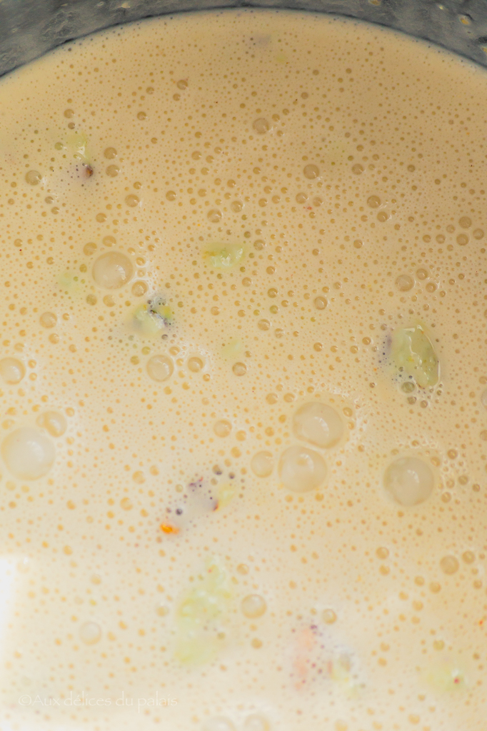 crème onctueuse au cream cheese et nougat