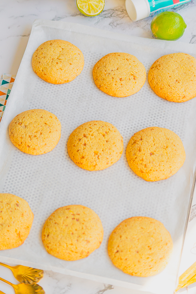 Frosted Coconut Lime Sugar Cookie
